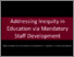 [thumbnail of Lucy Panesar - Addressing Inequity in Education via Mandatory Staff development - DMU Journeys of Decolonising Conference 8 Nov 2023.pdf]